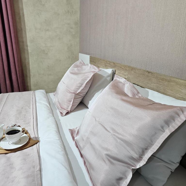 Postel nebo postele na pokoji v ubytování Memory basket