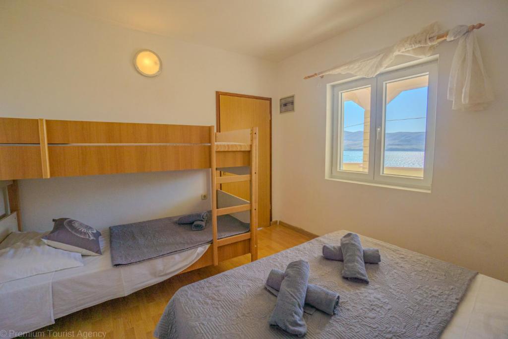 Postel nebo postele na pokoji v ubytování Sunset Zubovic