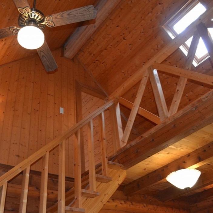 Fotografie z fotogalerie ubytování HARUNA LODGE Private log house with starry sky from the skylight, fireplace, and spacious deck BBQ v destinaci Nasu