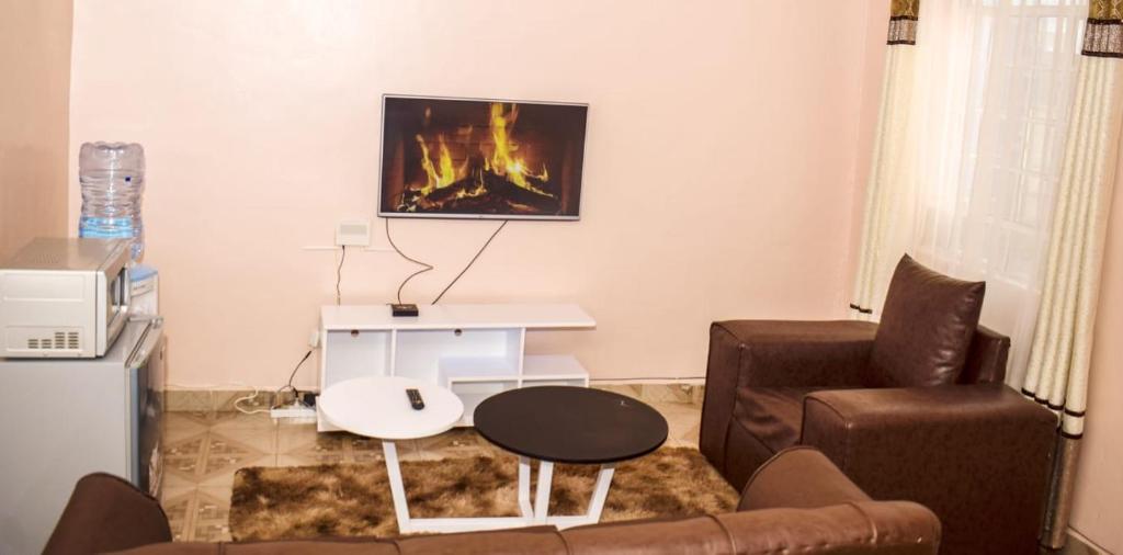 O zonă de relaxare la Fully furnished One bedroom E5
