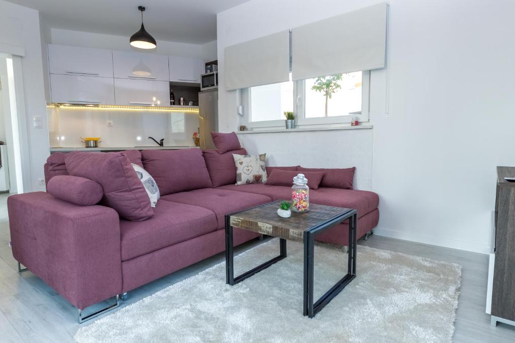 Posezení v ubytování Apartments Tomana