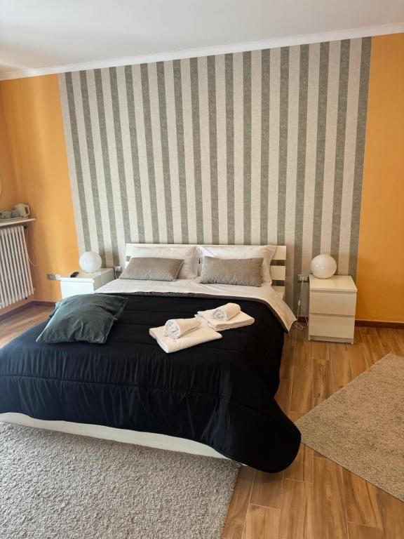 Postel nebo postele na pokoji v ubytování Casina Dei Marsi