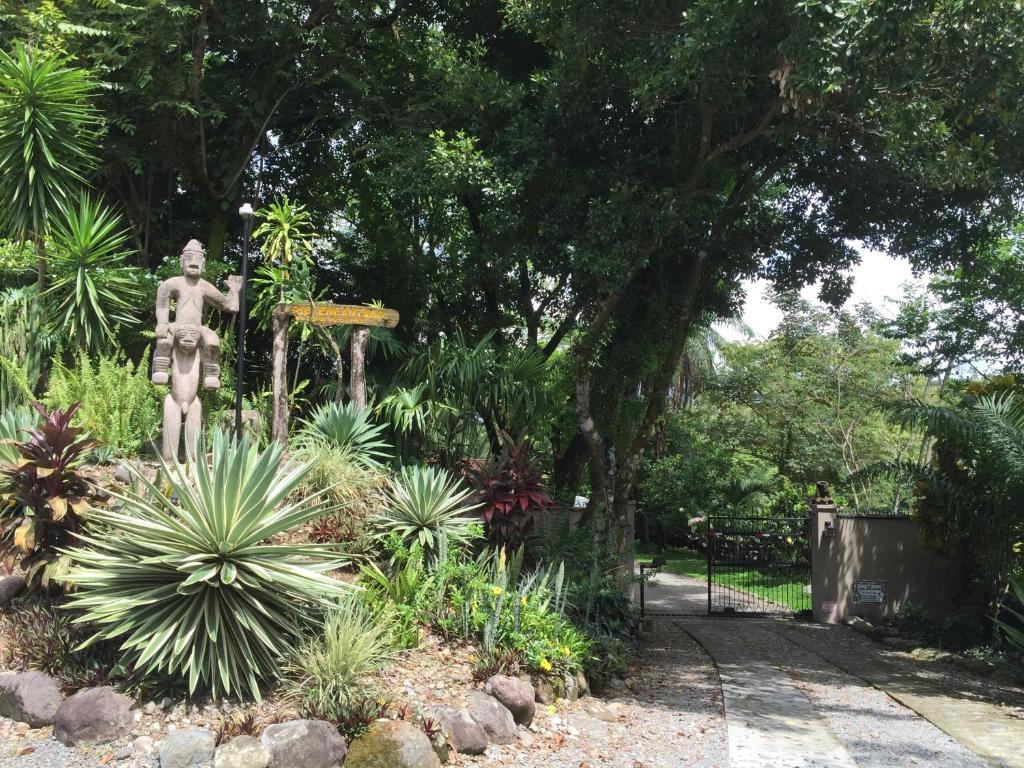 Zahrada ubytování Cabanas Rio Encantado