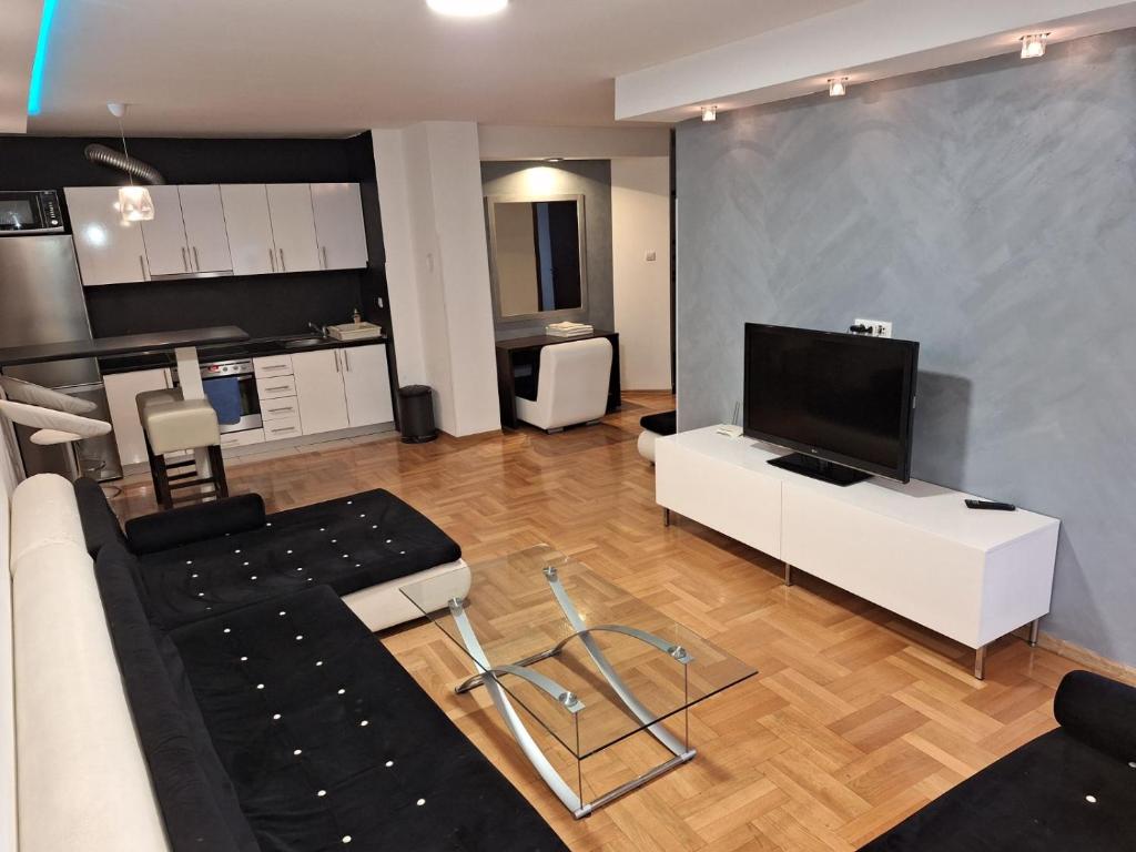 Køkken eller tekøkken på Luks apartment