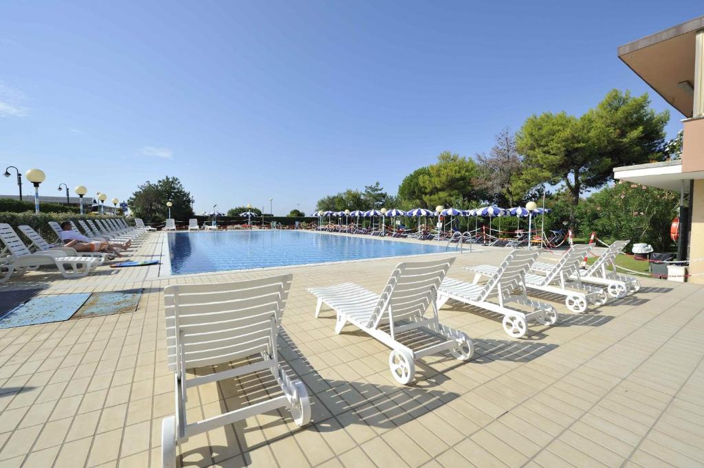 Bazén v ubytování Hotel Danieli nebo v jeho okolí