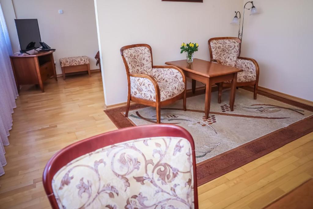 Posezení v ubytování Hotel Uniwersytecki