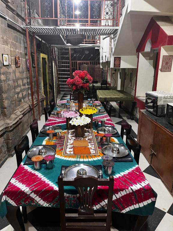 Posezení v ubytování Sharad Baug homestay