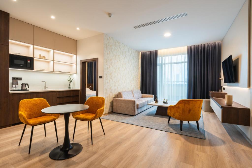 TV a/nebo společenská místnost v ubytování Hotel Tatra