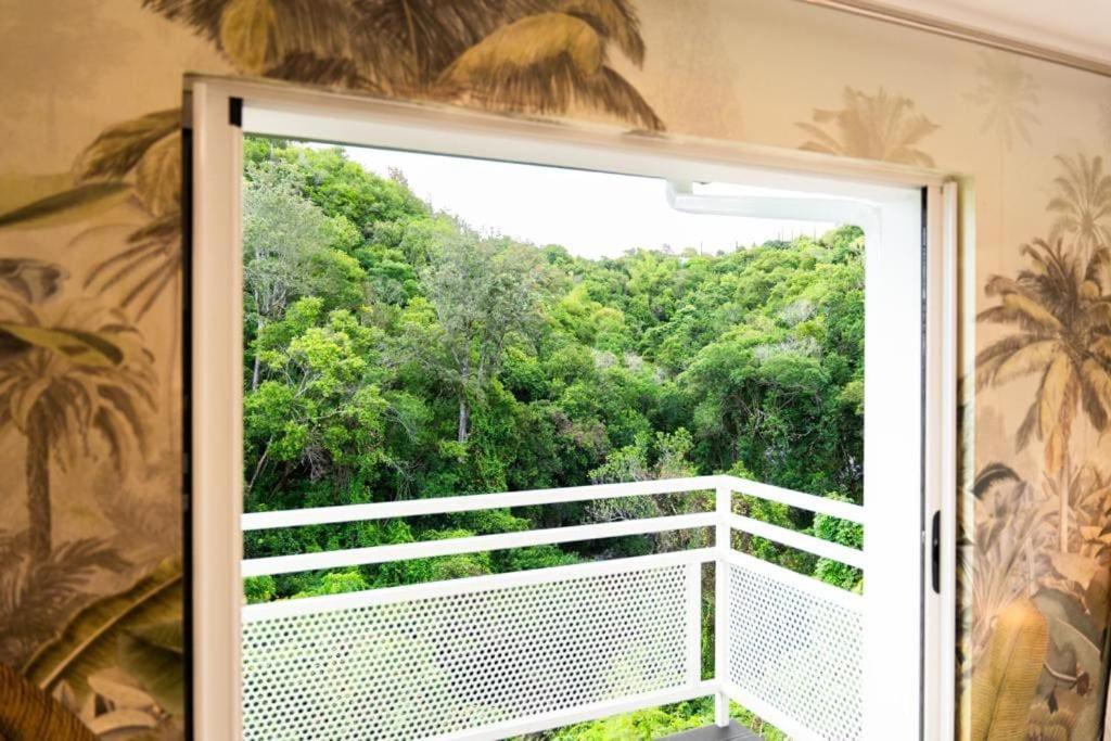 Balkón nebo terasa v ubytování "La Ravine" privé, luxe, avec une vue unique