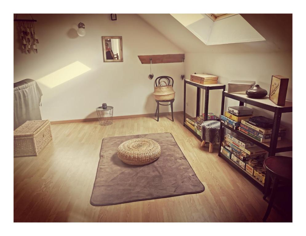 Posezení v ubytování Gîte Cosy Green