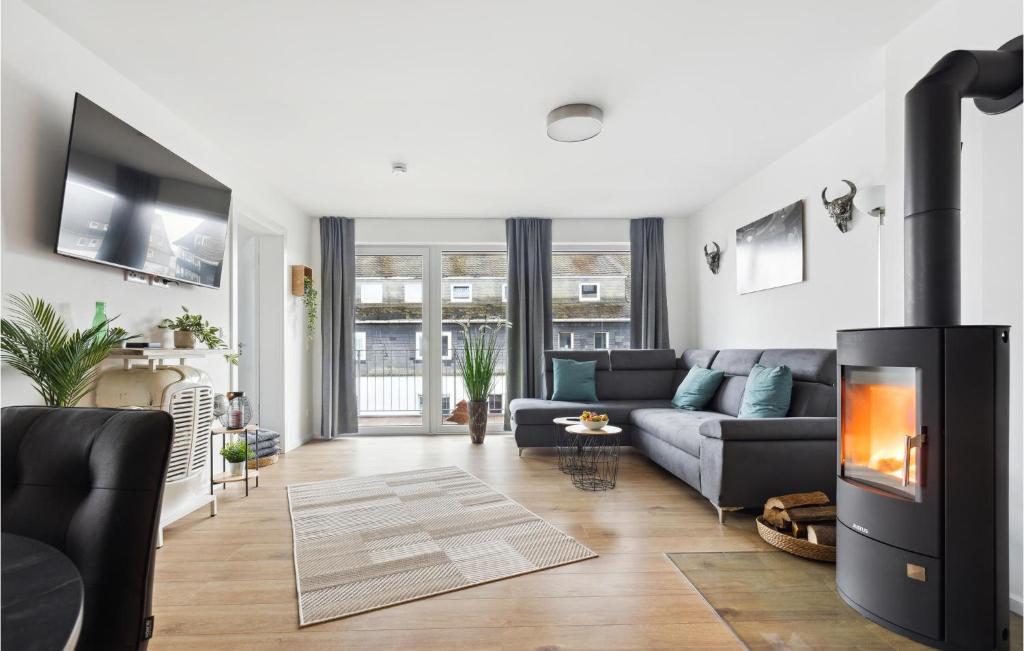 TV a/nebo společenská místnost v ubytování Gebirgsresort Winterberg