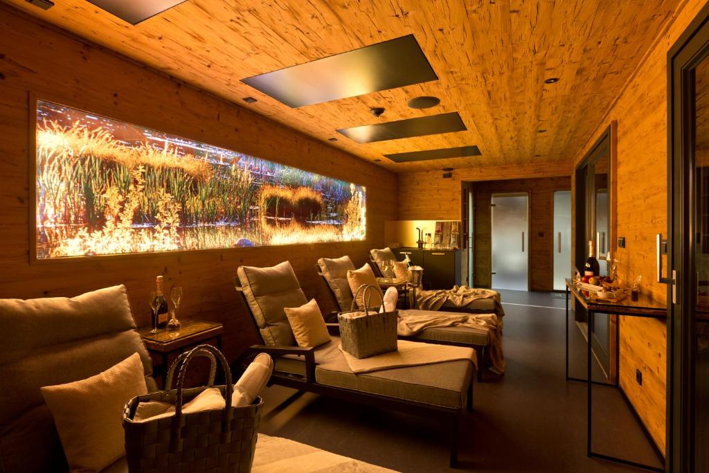 Posezení v ubytování Kells Appartements