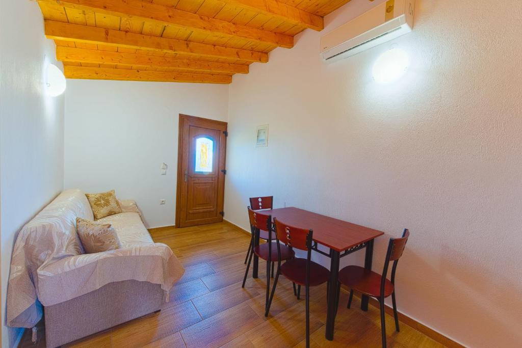 Postel nebo postele na pokoji v ubytování Studios Aspa