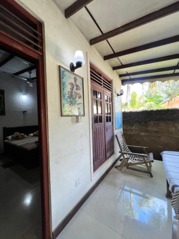Posezení v ubytování Sylvester Villa Hostel Negombo