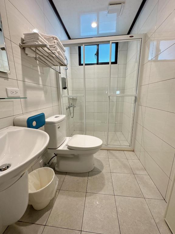 Koupelna v ubytování 9 Tan Yuan Homestay
