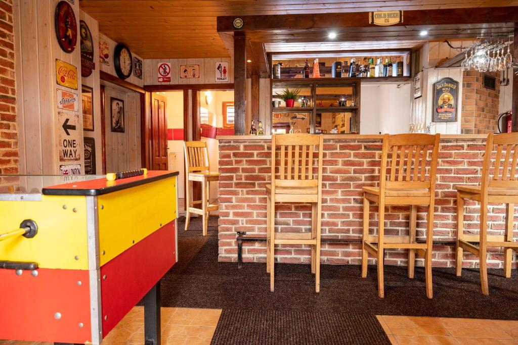 Lounge nebo bar v ubytování Chata Východná