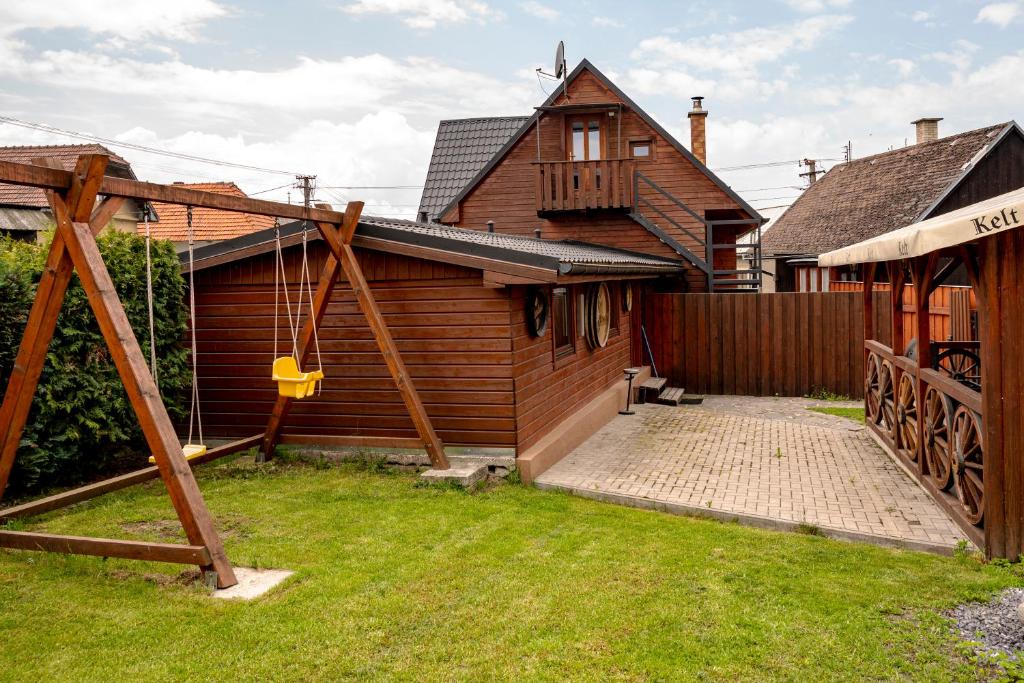 Herní místnost nebo prostor pro děti v ubytování Chata Východná