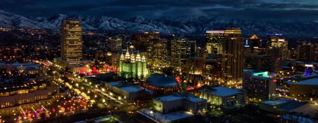 Nespecifikovaný výhled na destinaci Salt Lake City nebo výhled na město při pohledu z hostelu