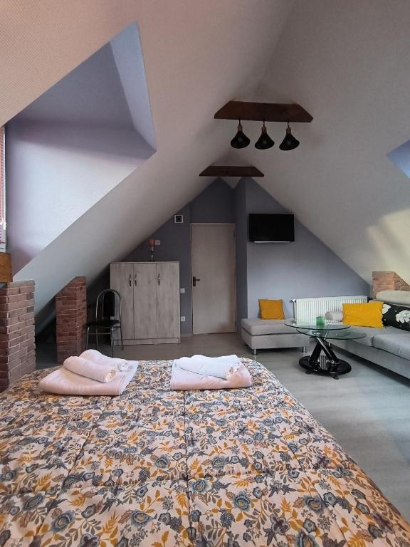 Postel nebo postele na pokoji v ubytování guest house Calma