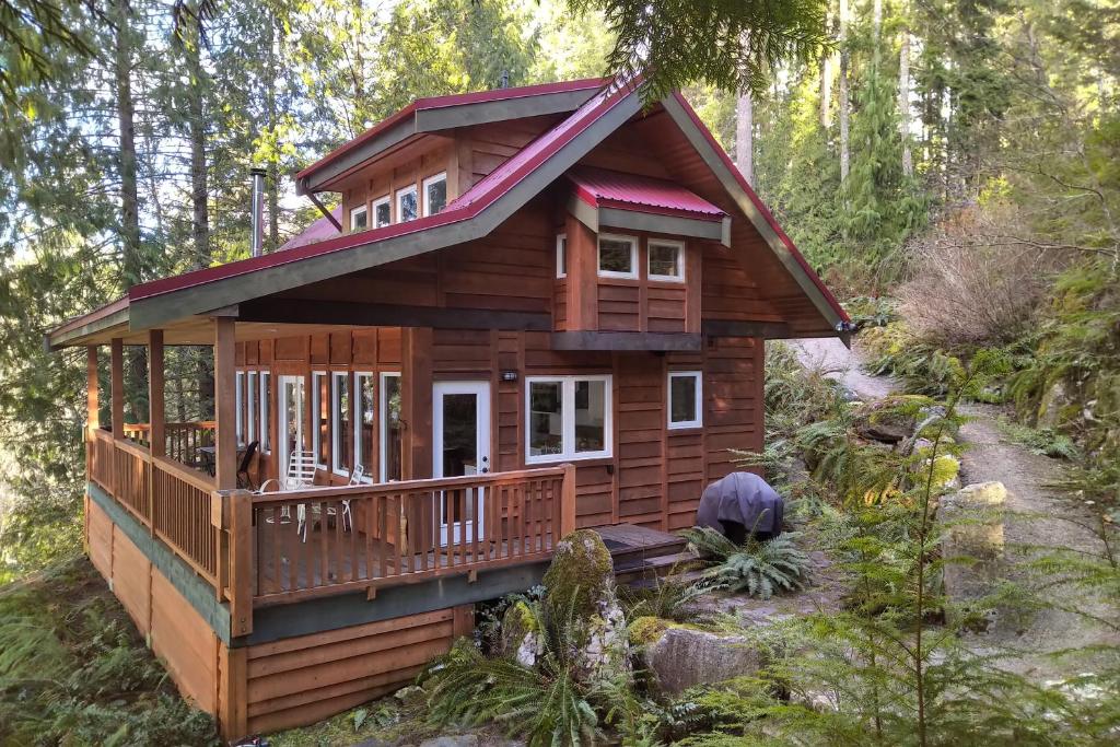 Zahrada ubytování Moon Dance Cabin
