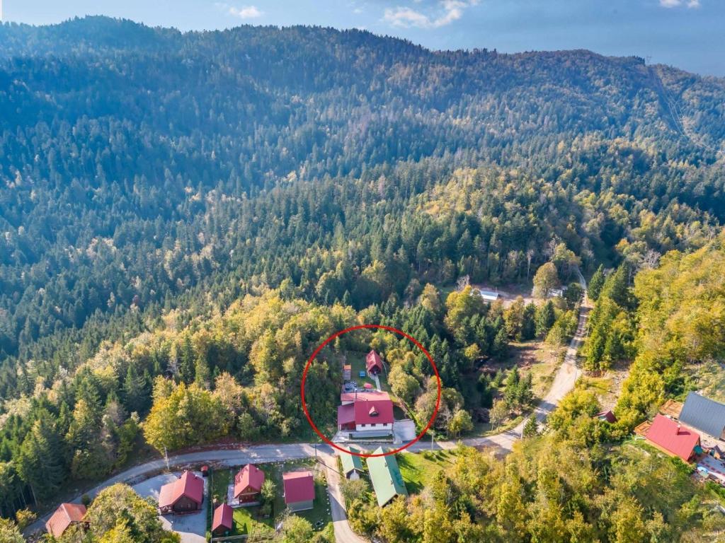 Bird's-eye view ng Family friendly house with a parking space Brestova Draga, Gorski kotar - 21977