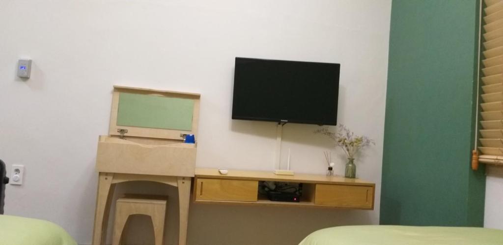 TV a/nebo společenská místnost v ubytování Moon Forest Guesthouse