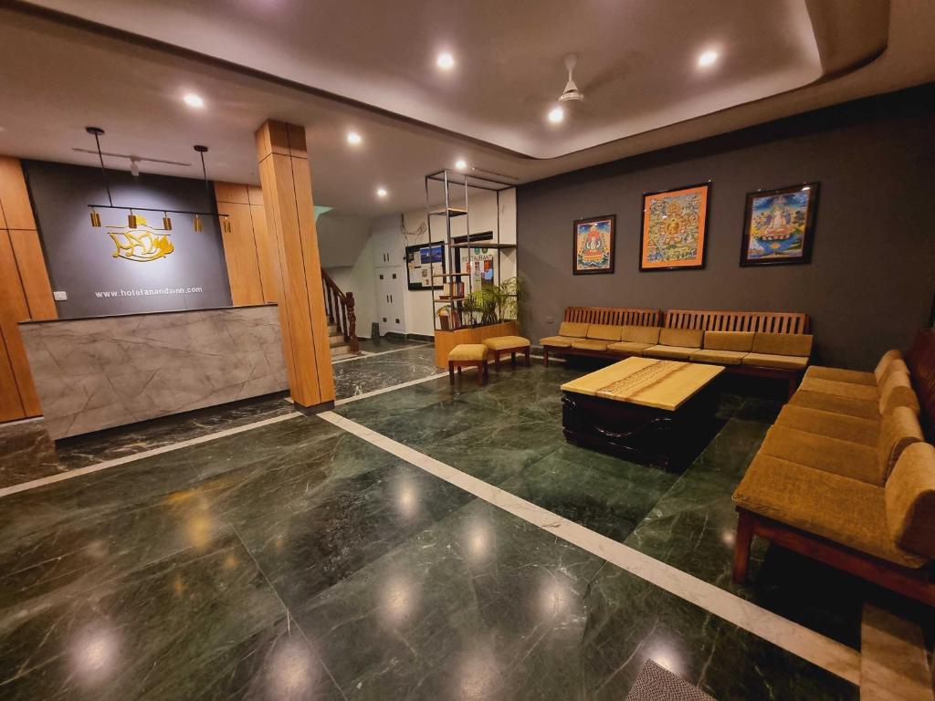 Posezení v ubytování Hotel Ananda Inn