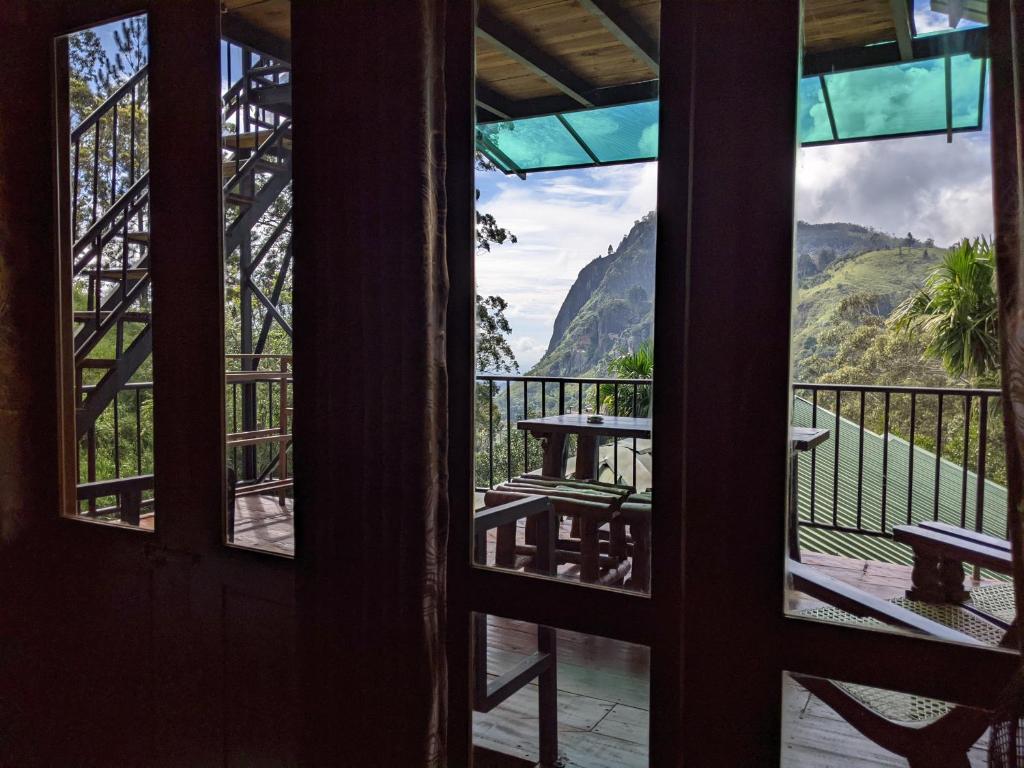Nespecifikovaný výhled na hory nebo výhled na hory při pohledu z bed and breakfast