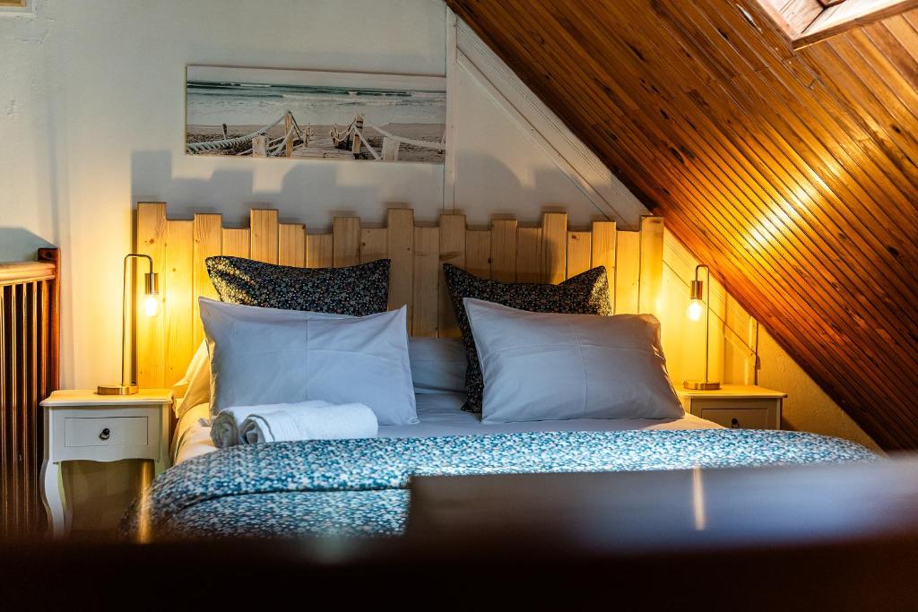 Postel nebo postele na pokoji v ubytování Villa à la Plage, lagon à 500m, climatisée