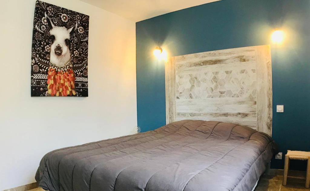 Postel nebo postele na pokoji v ubytování Appartements Cabiscol