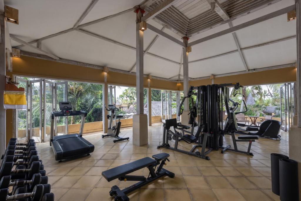 Fitness centrum a/nebo fitness zařízení v ubytování Wapa di Ume Ubud