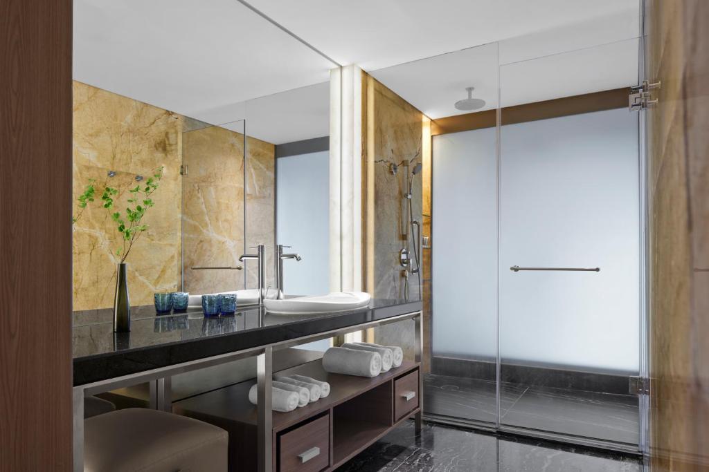 Koupelna v ubytování JW Marriott Hotel Shenzhen