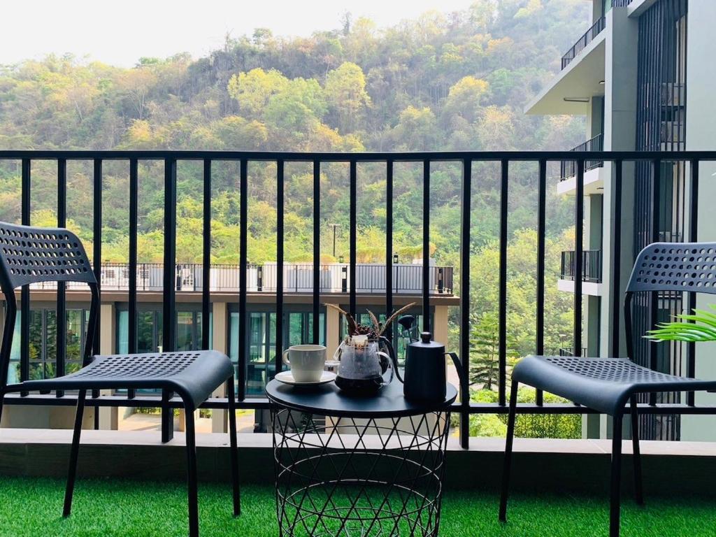 Balkón nebo terasa v ubytování A2 at Forest Khaoyai