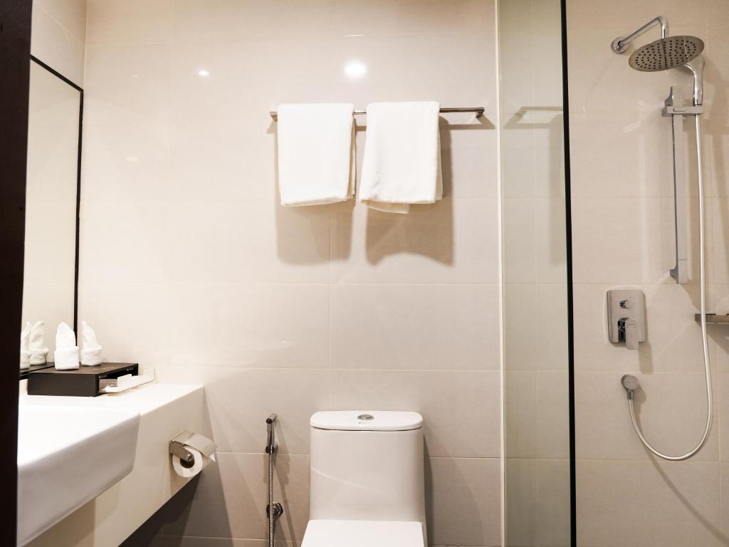 Koupelna v ubytování Starus Hotel Bukit Bintang