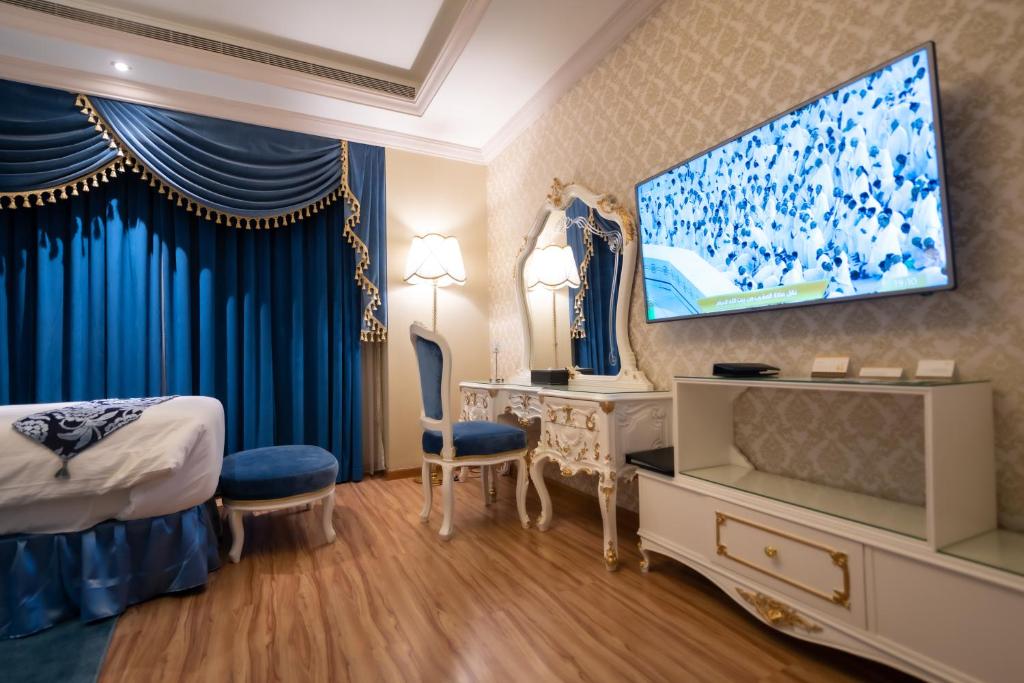 TV a/nebo společenská místnost v ubytování WA Hotel