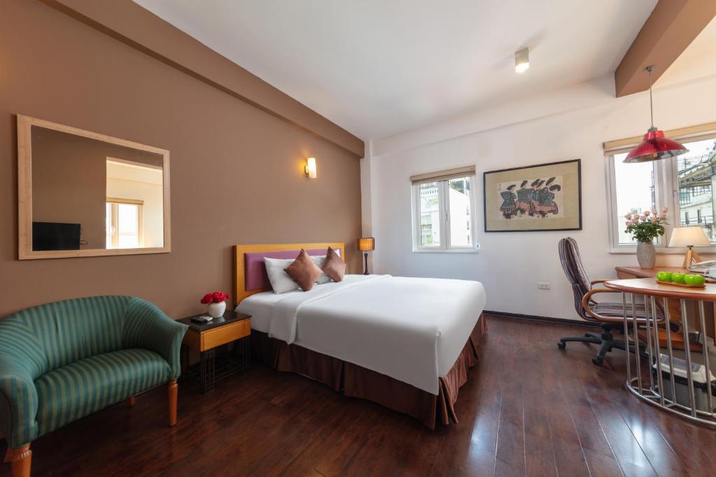 Hanoi Golden Sunshine Villa Hotel and Travel - Deluxe Doppelzimmer