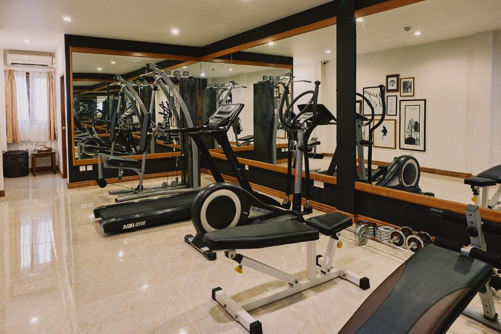 Fitness centrum a/nebo fitness zařízení v ubytování Winner Inn
