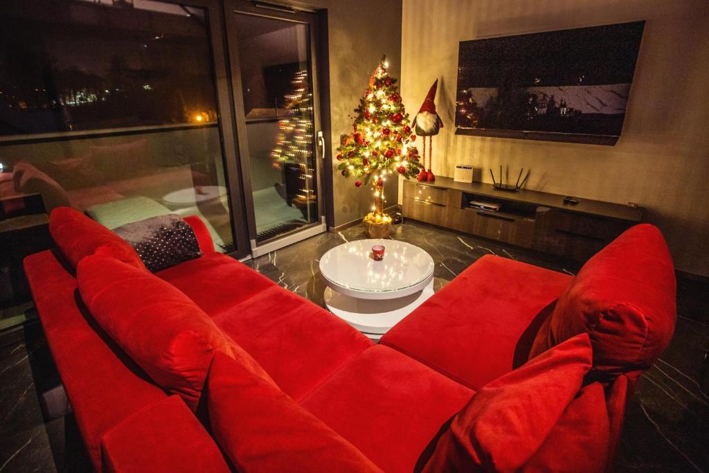 Posedenie v ubytovaní Apartament LUX Ustroń