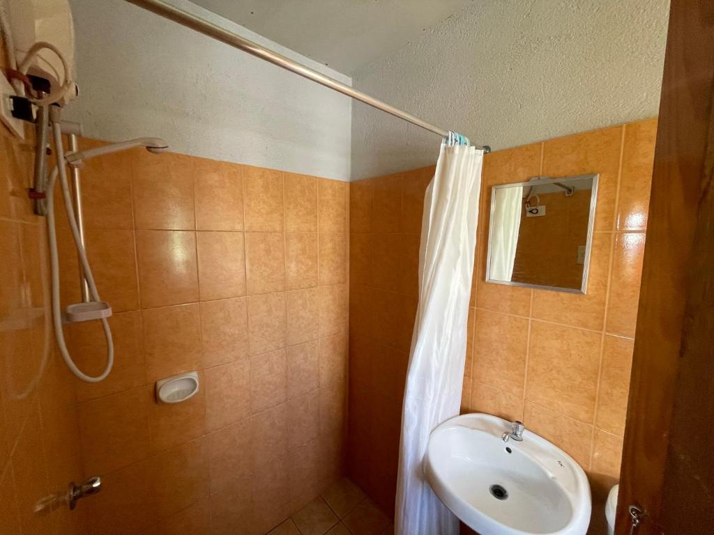 Koupelna v ubytování Saint Joseph Inn