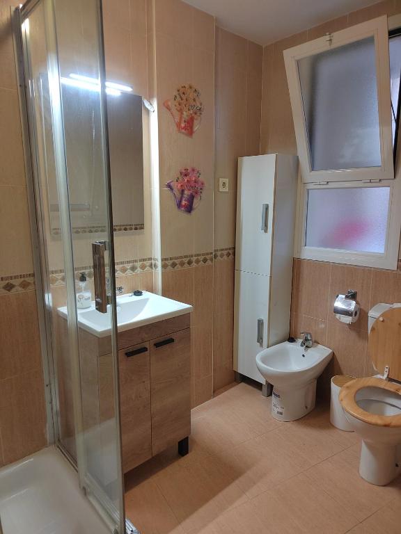 Łazienka w obiekcie Apartamento Padial