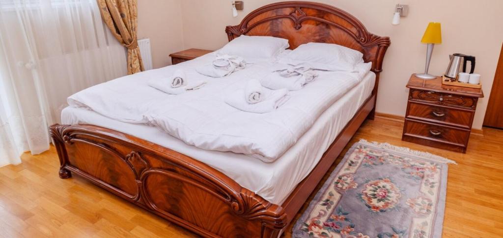 Posteľ alebo postele v izbe v ubytovaní SPA Hotel Splendor