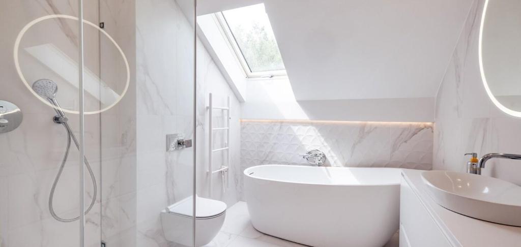 Kúpeľňa v ubytovaní SPA Hotel Splendor