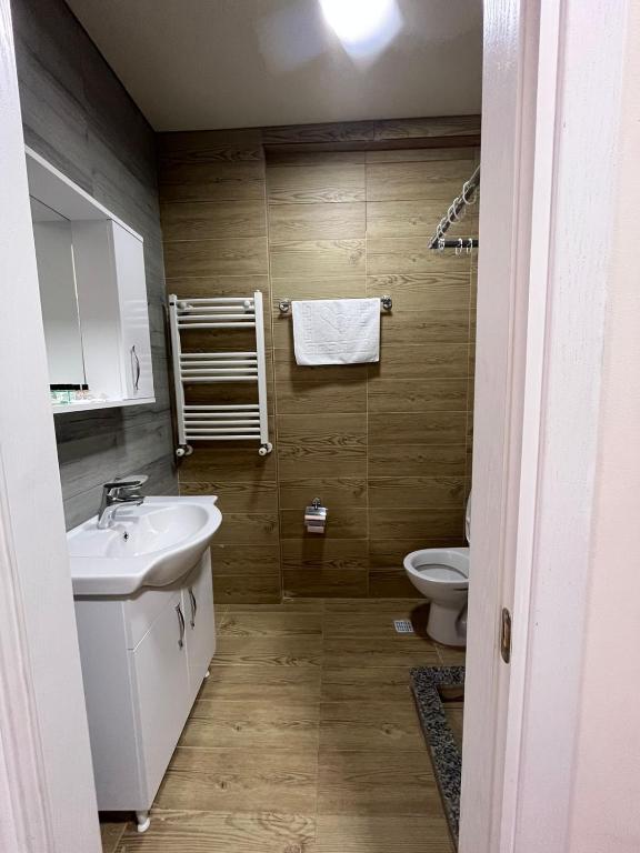 Koupelna v ubytování MAHALI HOTEL