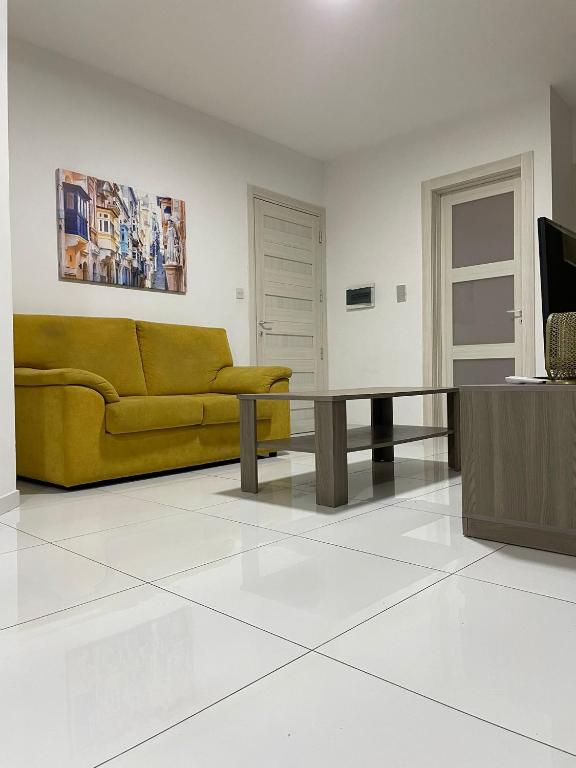 Posezení v ubytování Msida Suites