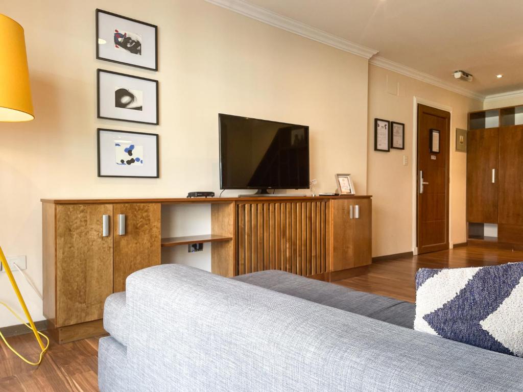 TV a/nebo společenská místnost v ubytování Himmel Blau Rentals