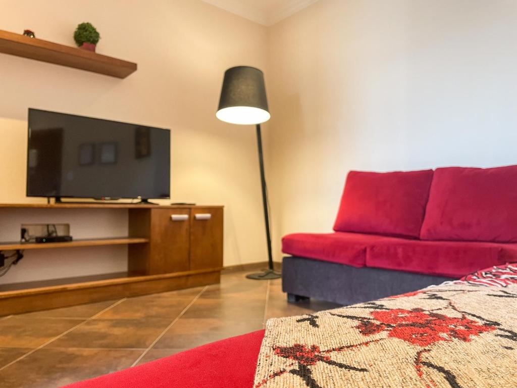 TV a/nebo společenská místnost v ubytování Himmel Blau Rentals