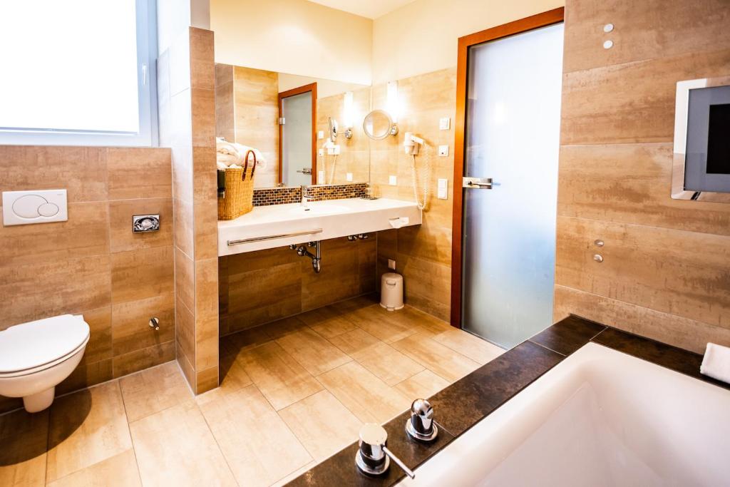 Koupelna v ubytování Seehotel Süd by S4Y