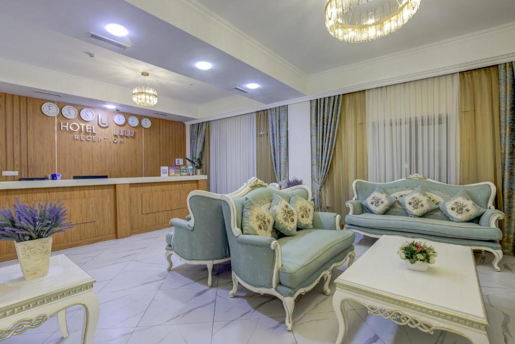 Posezení v ubytování Hotel Lulu