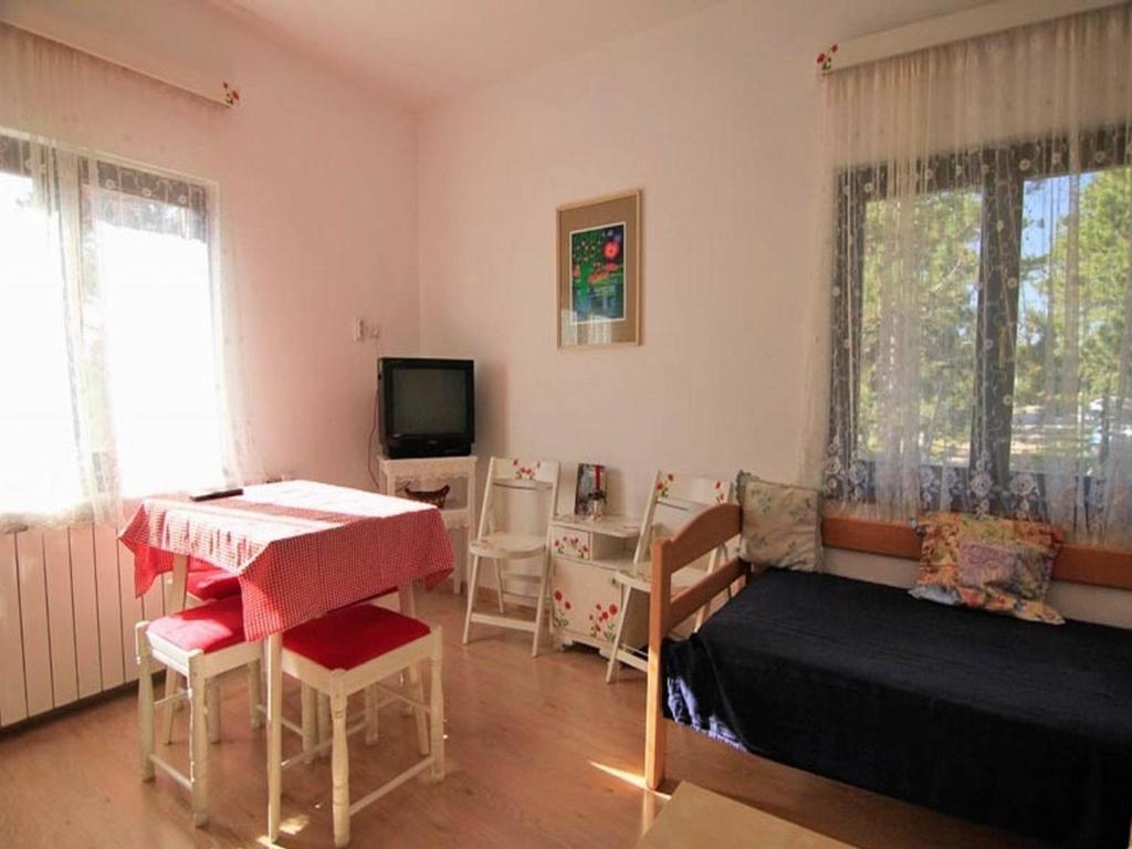 TV a/nebo společenská místnost v ubytování Guest House 3M