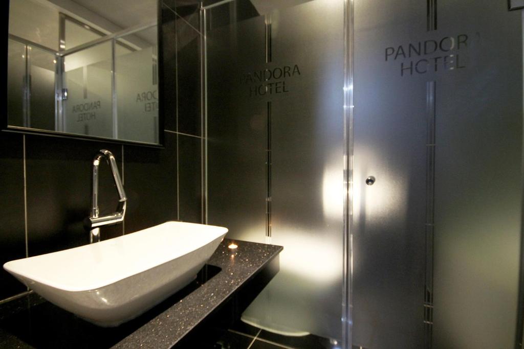 Koupelna v ubytování Ulsan Samsan Pandora Hotel